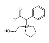 n-(2-Hydroxyethyl)-N-pyrrolidino-ammonium-phenylglycinat_49596-56-7