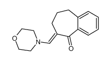 6-[1-Morpholin-4-yl-meth-(E)-ylidene]-6,7,8,9-tetrahydro-benzocyclohepten-5-one_49600-71-7