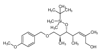 (4S,5R,6S,Z)-5-((tert-butyldimethylsilyl)oxy)-7-((4-methoxybenzyl)oxy)-2,4,6-trimethylhept-2-en-1-ol_496035-52-0