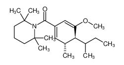 rel-((3R,4S)-4-(sec-butyl)-5-methoxy-3-methylcyclohexa-1,5-dien-1-yl)(2,2,6,6-tetramethylpiperidin-1-yl)methanone_496042-13-8