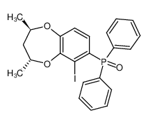 [(2R,4R)-6-iodo-2,4-dimethyl-3,4-dihydro-2H-1,5-benzodioxepin-7-yl](diphenyl)phosphine oxide_496042-36-5