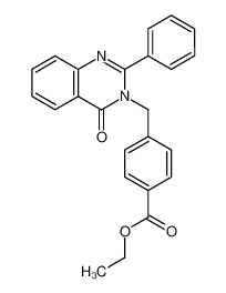 4-(4-Oxo-2-phenyl-4H-quinazolin-3-ylmethyl)-benzoic acid ethyl ester_496050-70-5