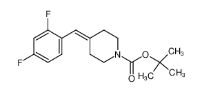4-(2,4-difluoro-benzylidene)-piperidin-1-carboxylic acid tert-butyl ester_496055-53-9