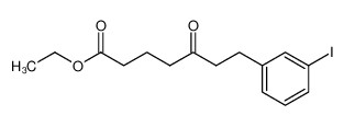 7-(3-Iodphenyl)-5-oxoheptansaeureaethylester_49617-91-6