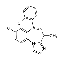 8-chloro-6-(o-chlorophenyl)-4-methyl-4H-imidazo[1,2-a][1,4]benzodiazepine_49622-74-4