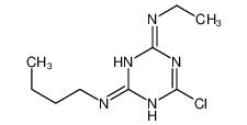 2-N-butyl-6-chloro-4-N-ethyl-1,3,5-triazine-2,4-diamine_49624-63-7