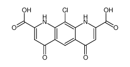 10-chloro-4,6-dioxo-1,9-dihydropyrido[3,2-g]quinoline-2,8-dicarboxylic acid_49635-52-1
