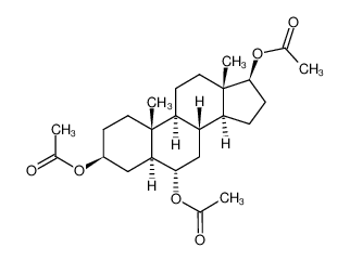3β,6α,17β-triacetoxy-5α-androstane_49644-05-5