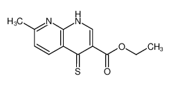 7-methyl-4-thioxo-1,4-dihydro-[1,8]naphthyridine-3-carboxylic acid ethyl ester_49655-68-7