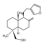 [(1S,4aR,5S,8aR)-5-(2-Furan-3-yl-ethyl)-1,4a-dimethyl-6-methylene-decahydro-naphthalen-1-yl]-methanol_4966-17-0