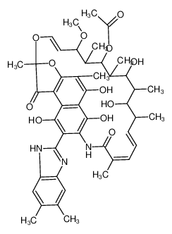 3-(5,6-Dimethyl-2-benzimidazolyl)-rifamycin SV_49670-55-5
