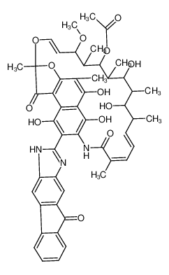 3-(1H-9-Oxofluoreno(2,3-d)imidazol-2-yl)-rifamycin SV_49670-59-9