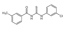 N-((3-chlorophenyl)carbamothioyl)-3-methylbenzamide_496810-72-1