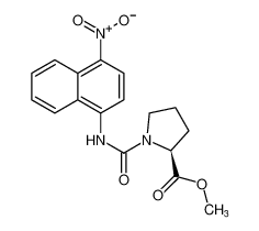 L-Proline, 1-[[(4-nitro-1-naphthalenyl)amino]carbonyl]-, methyl ester_496840-99-4