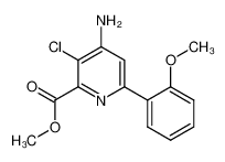 Methyl 4-amino-3-chloro-6-(2-methoxyphenyl)pyridine-2-carboxylate_496850-21-6