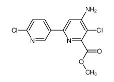 methyl 4-amino-3-chloro-6-(6-chloro-3-pyridinyl)pyridine-2-carboxylate_496851-47-9