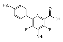 2-Pyridinecarboxylic acid, 4-amino-3,5-difluoro-6-(4-methylphenyl)-_496852-21-2