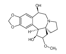 (3aS)-2ξ-methoxy-(3arC4,14bc)-1,2,3,5,6,8,9,14b-octahydro-4H-cyclopenta[b][1,3]dioxolo[4',5':4,5]benzo[1,2-d]pyrrolo[1,2-a]azepine-1t,9t-diol_49686-59-1