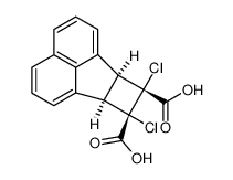 (6bS,7R,8S,8aR)-7,8-Dichloro-6b,7,8,8a-tetrahydro-cyclobuta[a]acenaphthylene-7,8-dicarboxylic acid_49686-73-9