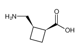 Cyclobutanecarboxylic acid, 2-(aminomethyl)-, (1S,2R)-_496877-66-8