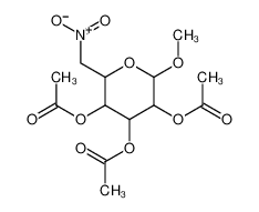 [4,5-diacetyloxy-6-methoxy-2-(nitromethyl)oxan-3-yl] acetate_4969-34-0