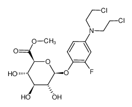 methyl {2-fluoro-4-[bis(2-chloroethyl)amino]phenyl β-D-glucopyranosid}uronate_496916-55-3