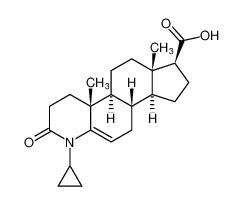 (4aR,4bS,6aS,7S,9aS,9bS)-1-cyclopropyl-4a,6a-dimethyl-2-oxo-2,3,4,4a,4b,5,6,6a,7,8,9,9a,9b,10-tetradecahydro-1H-indeno[5,4-f]quinoline-7-carboxylic acid_496947-21-8