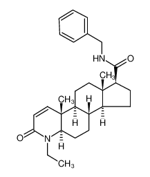 N-(benzyl)-3-oxo-4-ethyl-4-aza-5α-androst-1-ene-17β-carboxamide_496948-22-2
