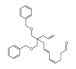 (4Z,6E)-9,9-bis(benzyloxymethyl)dodeca-4,6,11-trienal_496973-00-3