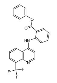 2-(8-trifluoromethyl-quinolin-4-ylamino)-benzoic acid phenyl ester_49712-47-2