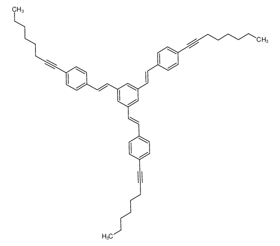 1,3,5-tris(2'-(E)-[4'-(oct-1''-ynyl)phenyl]ethenyl)benzene_497140-55-3