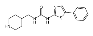 Urea, N-(5-phenyl-2-thiazolyl)-N'-(4-piperidinylmethyl)-_497177-69-2