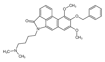 9-Benzyloxy-5-(4-dimethylamino-butyl)-8,10-dimethoxy-5H-dibenzo[cd,f]indol-4-one_497179-82-5