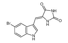 2,4-Imidazolidinedione, 5-[(5-bromo-1H-indol-3-yl)methylene]-, (5Z)-_497232-77-6