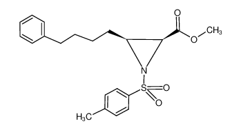 Z-(2S,3S)-(-)-methyl N-(p-toluenesulfonyl)-3-(4-phenylbutyl)aziridine-2-carboxylate_497238-12-7