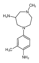 1-(4-amino-3-methylphenyl)-4-methyl-[1,4]-diazepan-6-ylamine_497249-45-3