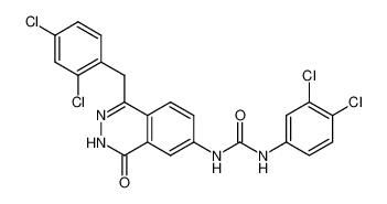 1-[1-(2,4-Dichloro-benzyl)-4-oxo-3,4-dihydro-phthalazin-6-yl]-3-(3,4-dichloro-phenyl)-urea_497256-52-7