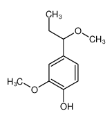 2-methoxy-4-(1-methoxypropyl)phenol_4974-98-5