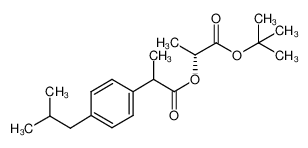(R)-1-(tert-butoxy)-1-oxopropan-2-yl 2-(4-isobutylphenyl)propanoate_497839-09-5