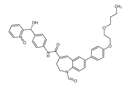 7-[4-(2-butoxyethoxy)phenyl]-1-formyl-N-[4-[(R)-hydroxy(1-oxidopyridin-2-yl)methyl]phenyl]-2,3-dihydro-1H-1-benzazepine-4-carboxamide CAS:497849-75-9 manufacturer & supplier