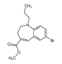methyl 7-bromo-1-propyl-2,3-dihydro-1H-1-benzazepine-4-carboxylate_497856-41-4