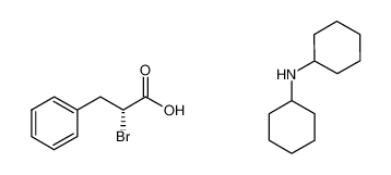 (R)-2-bromo-3-phenylpropionic acid dicyclohexylamine salt_497865-83-5