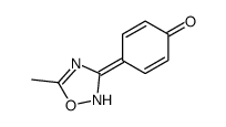 4-(5-methyl-1,2,4-oxadiazol-3-ylidene)cyclohexa-2,5-dien-1-one_49787-02-2