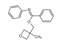 3-methyloxetan-3-ylmethyl N-phenylbenzimidate_497870-40-3