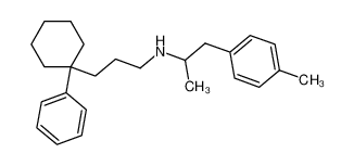 (1-Methyl-2-p-tolyl-ethyl)-[3-(1-phenyl-cyclohexyl)-propyl]-amine_4979-21-9