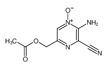 Pyrazinecarbonitrile, 6-[(acetyloxy)methyl]-3-amino-, 4-oxide_497967-42-7