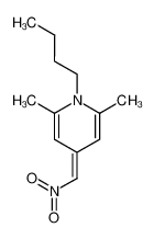 1-butyl-2,6-dimethyl-4-nitromethylene-1,4-dihydro-pyridine_49810-85-7