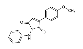 1-anilino-3-(4-methoxy-phenyl)-pyrrole-2,5-dione_49811-72-5