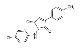 1-(4-chloro-anilino)-3-p-tolyl-pyrrole-2,5-dione_49811-84-9
