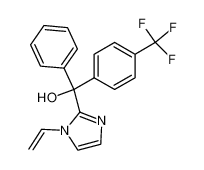 phenyl-(4-trifluoromethyl-phenyl)-(1-vinyl-1H-imidazol-2-yl)-methanol_49823-07-6